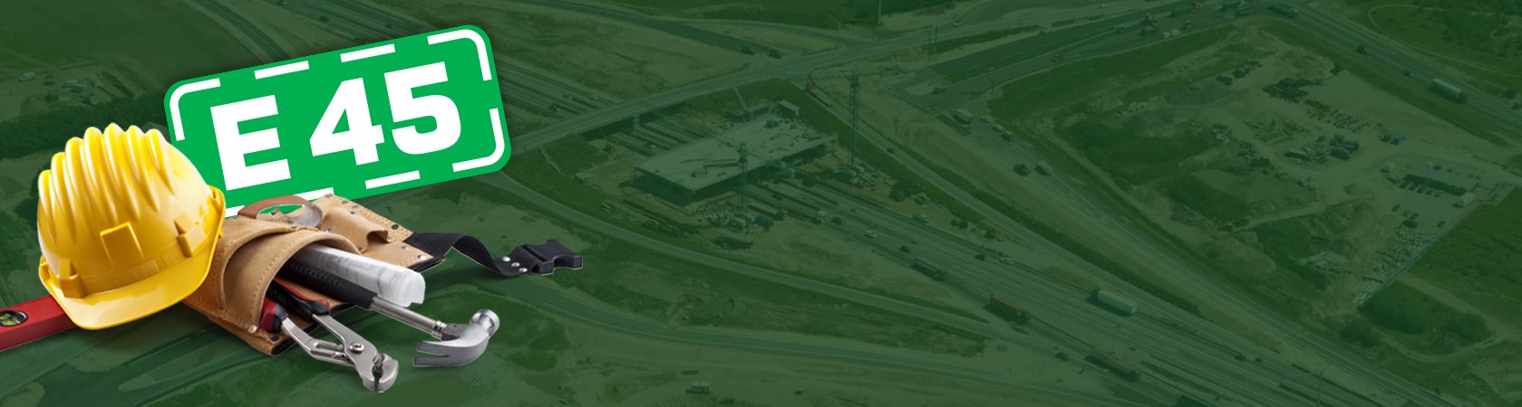 Byggerod på E45