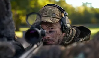 Camouflage hoved & halsbekldning