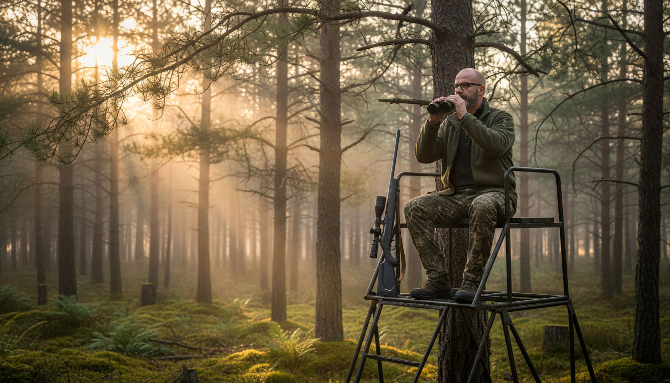 J&aelig;ger p&aring; bukkejagt