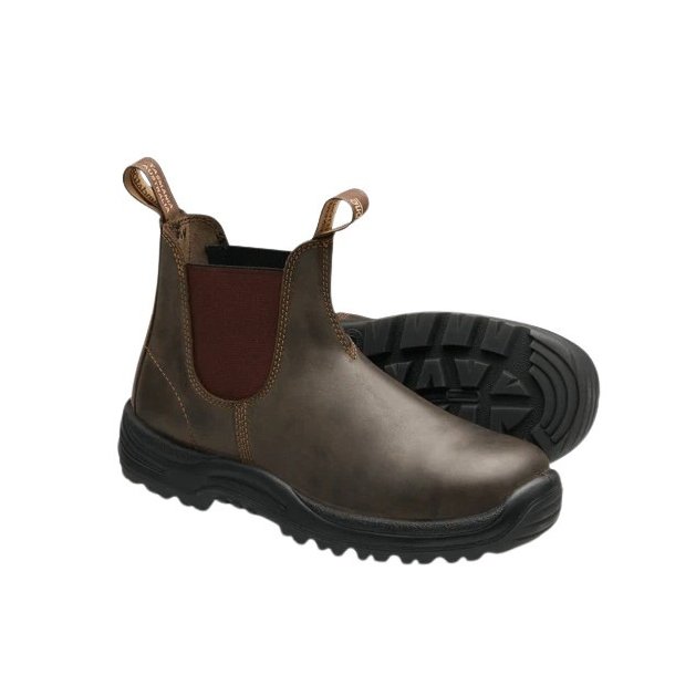 Blundstone Model 196 Safety Boot Rustic Brown