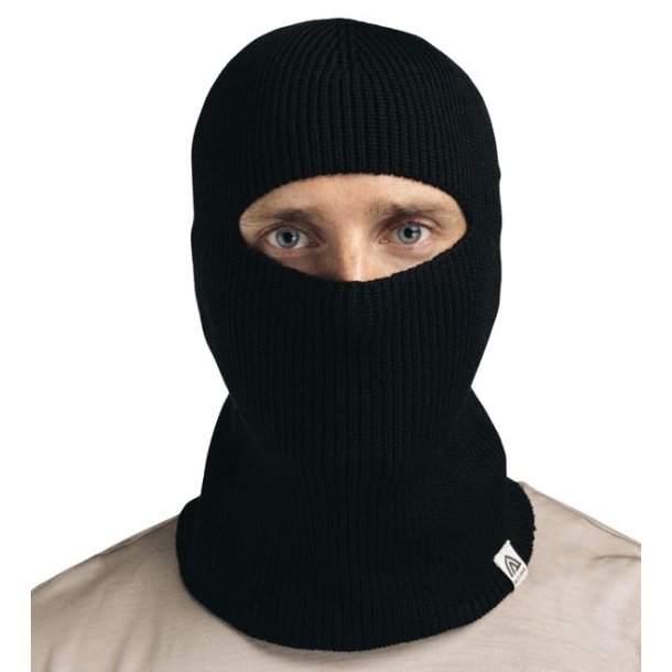 Aclima Flat Knit Balaclave Hat Jet Black