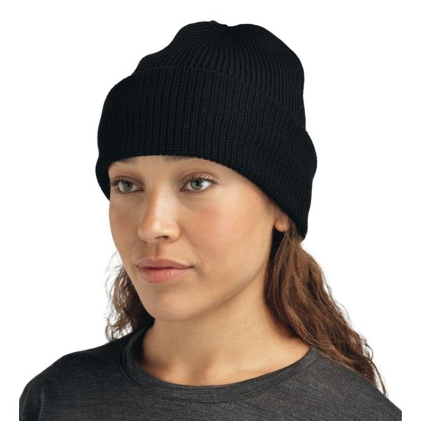 Aclima Flat Knit Balaclave Hat Jet Black