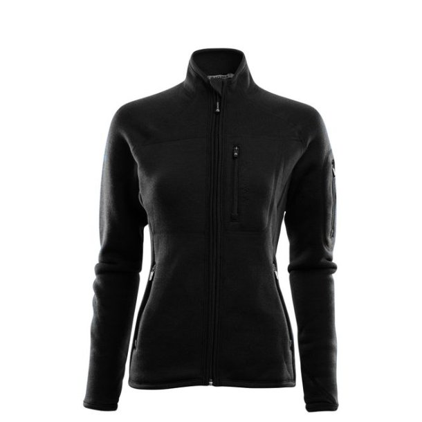 Aclima FleeceWool Jacket Woman Jet Black