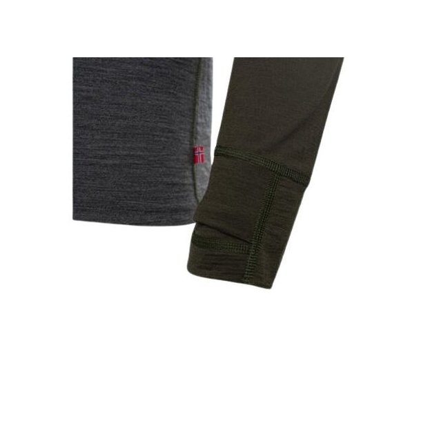 Aclima LightWool 180 Polo w/ zip Tarmac / Marengo