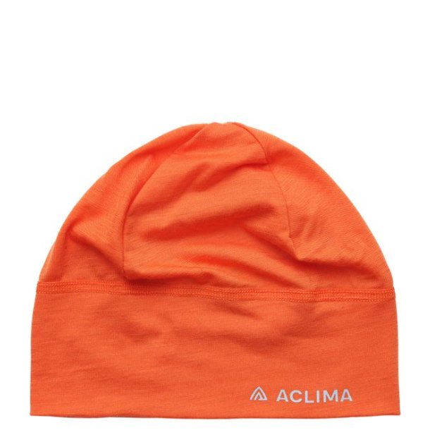 Aclima LightWool Beanie Orange Tiger