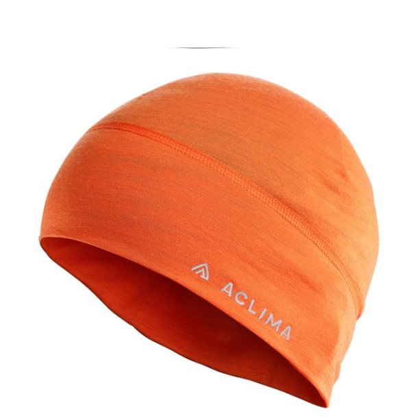 Aclima LightWool Beanie Orange Tiger