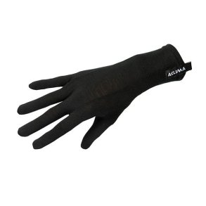 Aclima LightWool Liner Gloves Jet Black