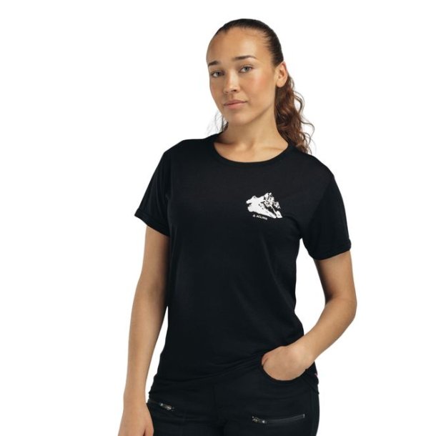 Aclima LightWool tee mountain W Jet Black