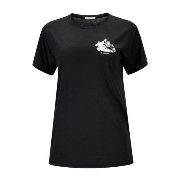 Aclima LightWool tee mountain W Jet Black
