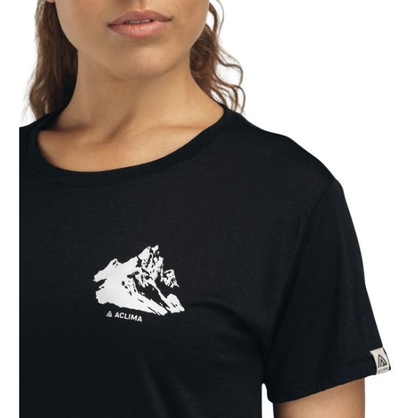 Aclima LightWool tee mountain W Jet Black