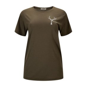 Aclima LightWool tee print antler W Tarmac