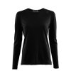 Aclima LightWool T-Shirt L/S W Jet Black