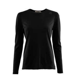 Aclima LightWool T-Shirt L/S W Jet Black