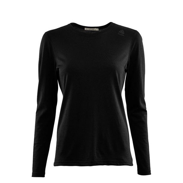 Aclima LightWool T-Shirt L/S W Jet Black