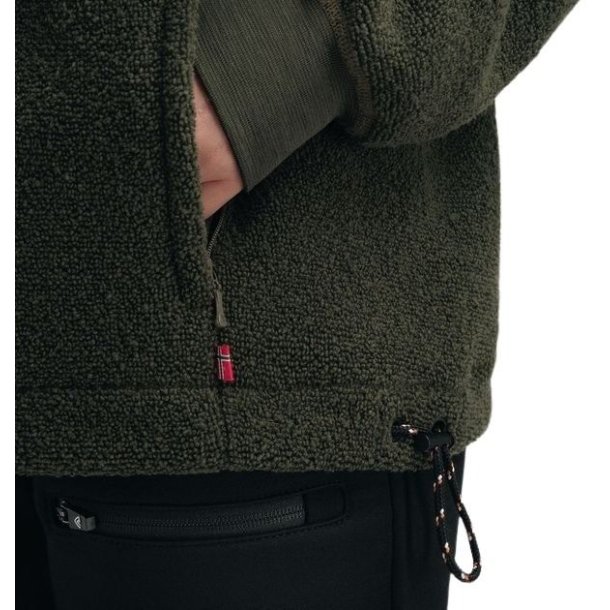 Aclima Reborn Terry Pullover Olive Melange