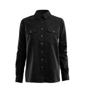 Aclima Reborn WoolShirt Woman Dark Grey Melange