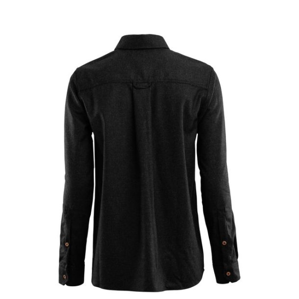 Aclima Reborn WoolShirt Woman Dark Grey Melange