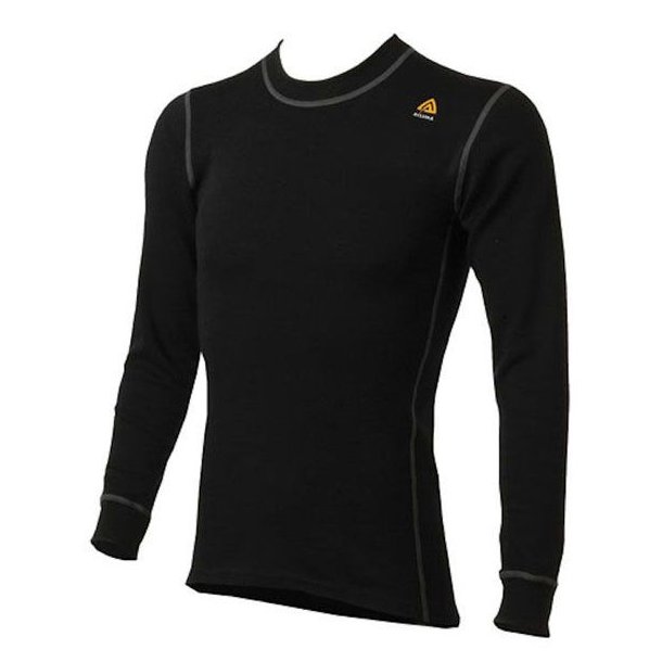 Aclima WarmWool Crew Neck Jet Black