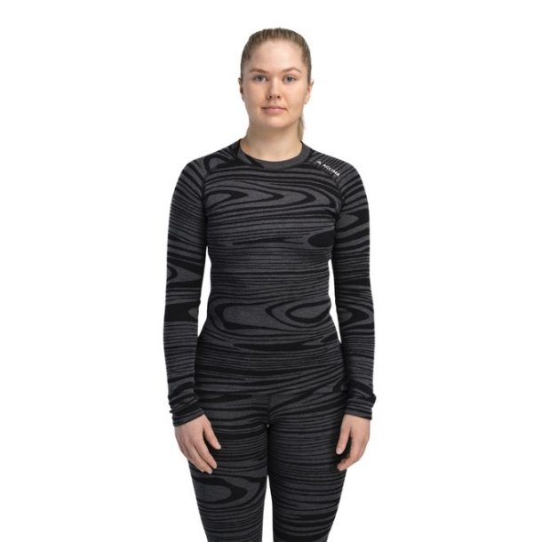 Aclima WarmWool Crewneck W Black Motion