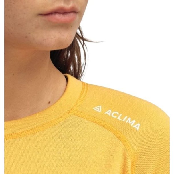 Aclima Warmwool Crewneck W Mango Mojito