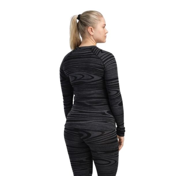 Aclima WarmWool Crewneck W Black Motion