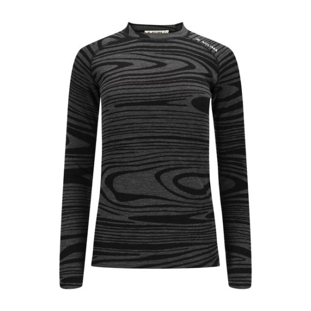 Aclima WarmWool Crewneck W Black Motion