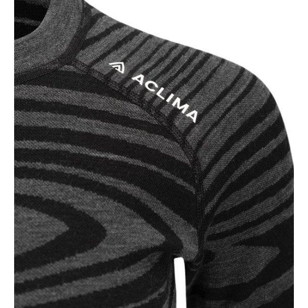 Aclima WarmWool Crewneck W Black Motion