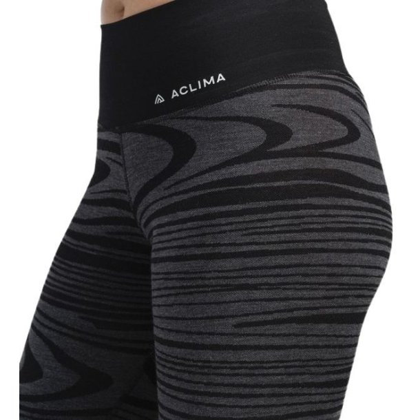 Aclima Warmwool Longs High Waist W Black Motion
