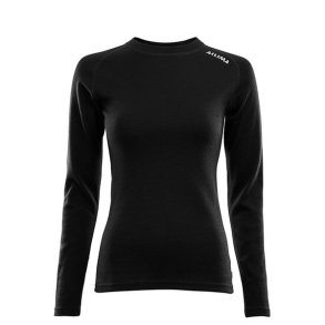Aclima WarmWool Woman Crew Neck Shirt Jet Black