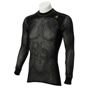 Aclima WoolNet Crew Neck Jet Black