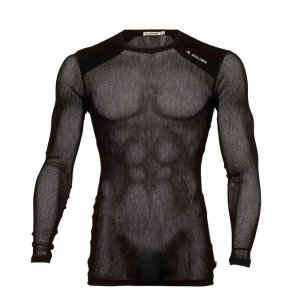 Aclima WoolNet Light Crew neck Jet Black
