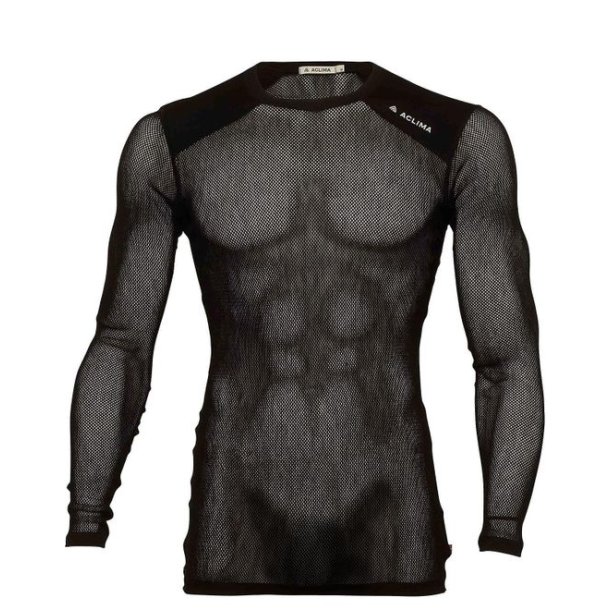Aclima WoolNet Light Crew neck Jet Black