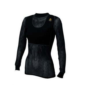 Aclima WoolNet Woman Shirt Crew Neck  Jet Black