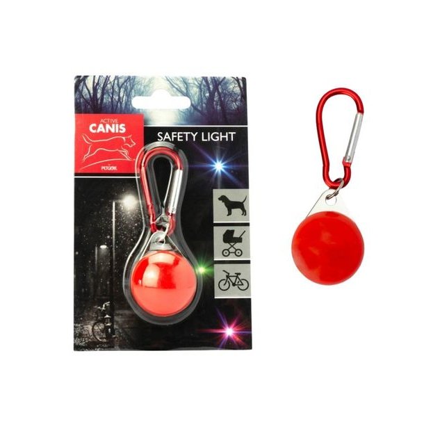 Active Canis Led Light Med Karabinhage, R�d