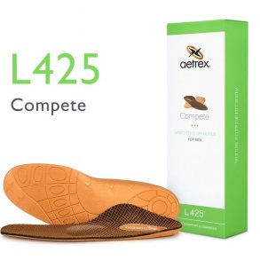 Aetrex Insole 425 Compete Mid Brown / Black