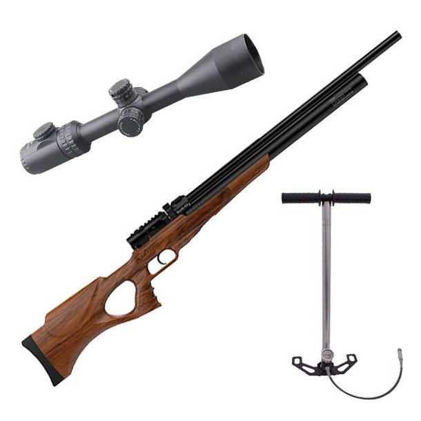 Aselkon RX5 4,5mm luftgevr, med pumpe og Vector Optics 3-12x44 sigtekikkert