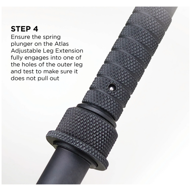 Atlas Bipods Adjustable Leg Extensions
