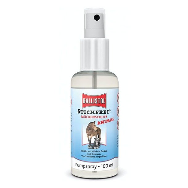 Ballistol Stichfrei Myggebalsam 100ml pumpe m. solbeskyttelse