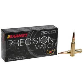 Barnes Match OTM 6.5 Creedmoor 140gr BT 20 stk Riffelpatron