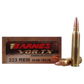 Barnes Vor-TX TSX 223rem  55gr  FB 20 stk Blyfri Riffelpatron