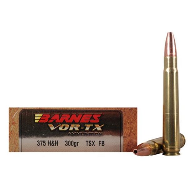 Barnes Vor-TX TSX 375H&H 300gr FB 20 stk Blyfri Riffelpatron