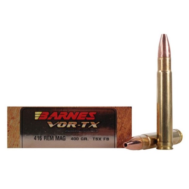 Barnes Vor-TX TSX 416RM 400gr FB 20 stk Blyfri Riffelpatron