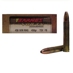 Barnes Vor-TX TSX 458WM 450gr FB 20 stk Blyfri Riffelpatron