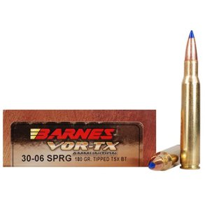 Barnes Vor-TX TTSX 30.06 180gr BT 20 stk Blyfri Riffelpatron