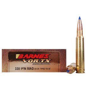 Barnes Vor-TX TTSX 338WM 225gr BT 20 stk Blyfri Riffelpatron