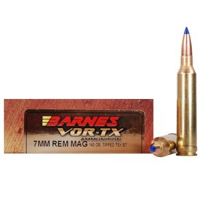 Barnes Vor-TX TTSX 7mmRM 140gr BT 20 stk Blyfri Riffelpatron