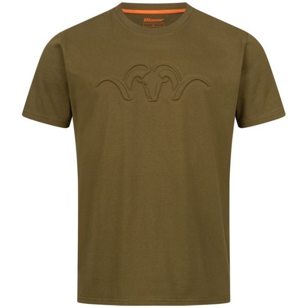 Blaser Argali 3D Debossed T25 T-Shirt Dark Olive