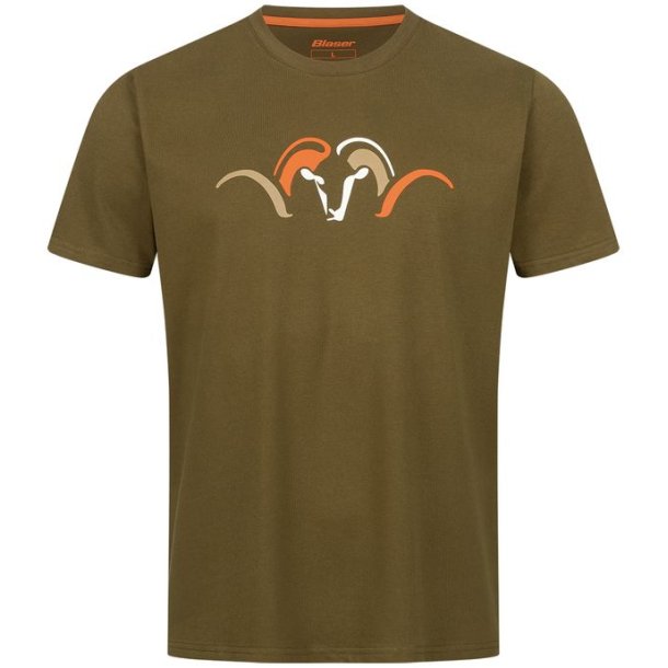 Blaser Argali Multi-Color T25 T-Shirt Dark Olive