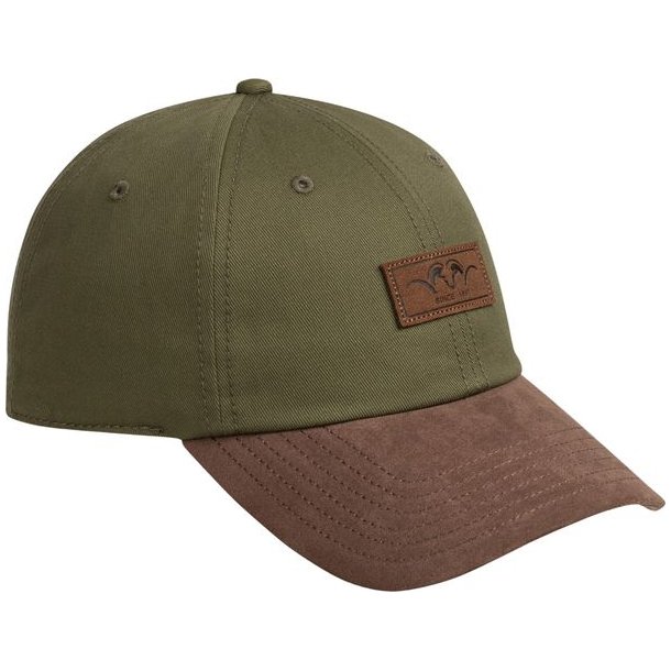 Blaser Argali Suede Badge Cap Dark Olive