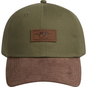 Blaser Argali Suede Badge Cap Dark Olive